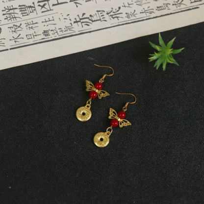 Chinese Style National Style Palace Style Earrings
