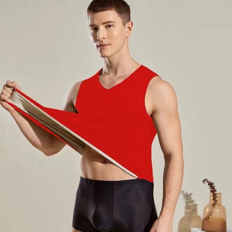 Thermal Vest for Men and Women, Seamless, Fleece-Lined, Thickened