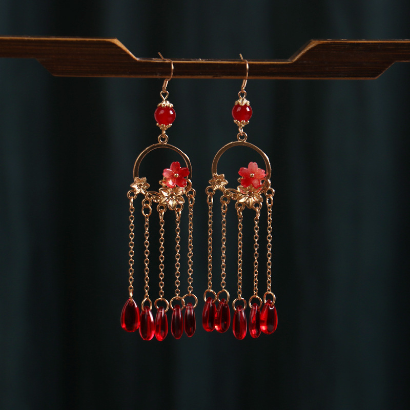 Chinese Style National Style Palace Style Earrings