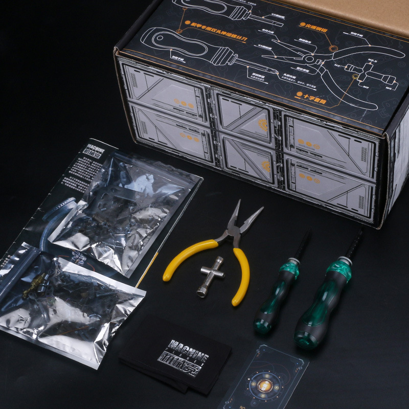 Mechanical Party DIY Tank Deformable Metal Trendy Play Assembled Domestic Innovation Mecha Model Decoration Precision Toy Building Blocks