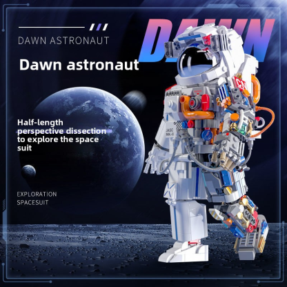 Jiaqi 9106 Dawn Astronaut 8501 Jiaqi Dawn Rocket Building Block Space Toy Mechanical Bear (Suitable for Boys)