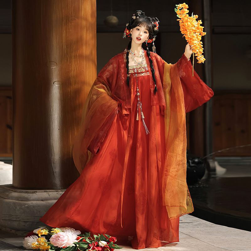 Tang Dynasty Restoration Style Famen Temple Chest-High Elegant Set