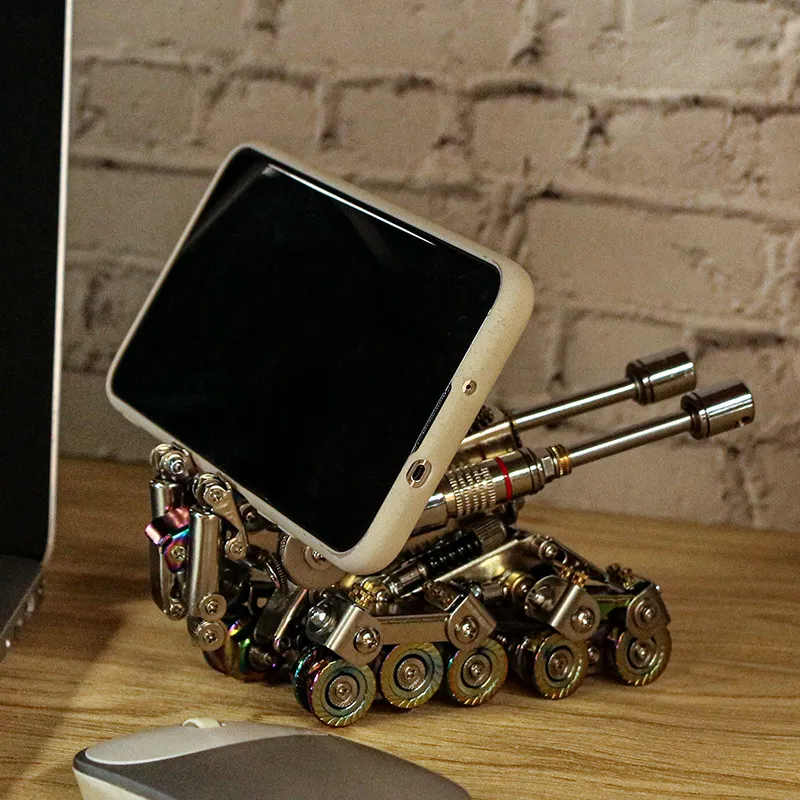 Mechanical Party DIY Tank Deformable Metal Trendy Play Assembled Domestic Innovation Mecha Model Decoration Precision Toy Building Blocks