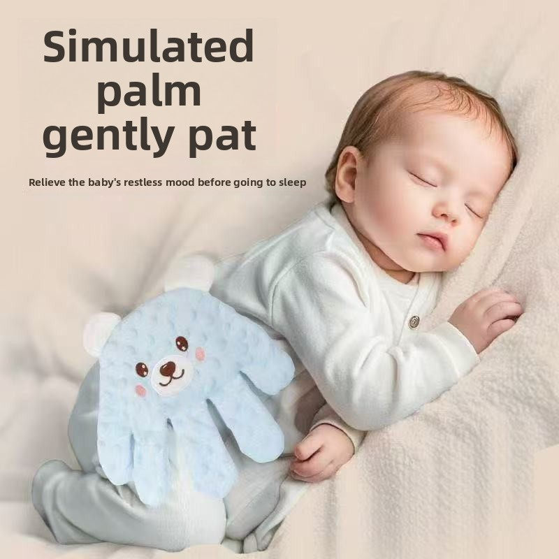 Baby Soothing Palm Patting Sleep Aid, Anti-Second-Month Fuss, Automatic Patting, Anti-Startle, Sleep-Soothing Doll Pillow