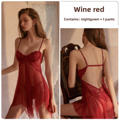 Sexy Lingerie Sexy Nightdress Women Temptation Cheongsam Split