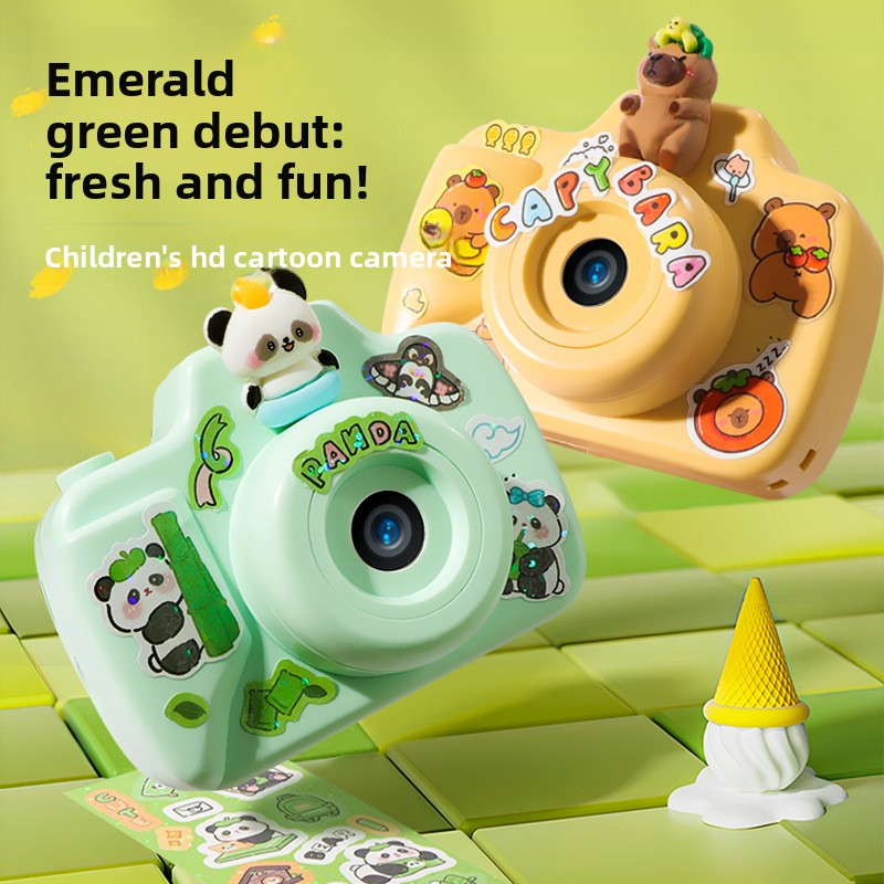 Panda camera for taking photos, suitable as a birthday gift for boys aged 6-13 and above, for children