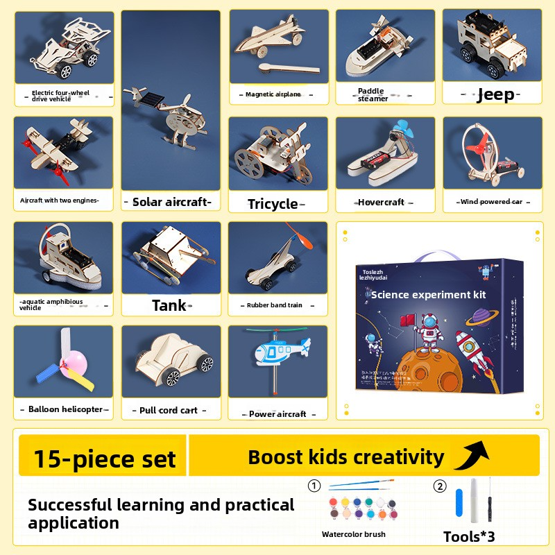 Cutting-edge Science and Education Experimental Kit: Student Science and Technology Production, Invention, STEAM School DIY Materials, Educational Toys