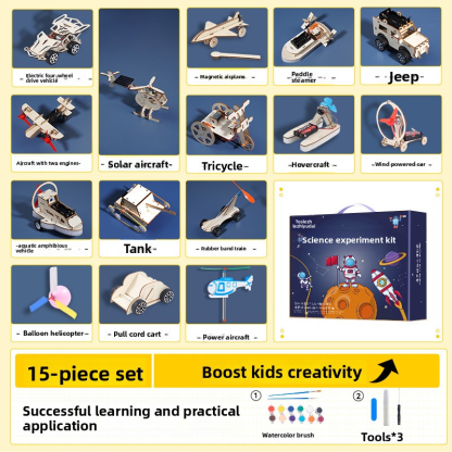 Cutting-edge Science and Education Experimental Kit: Student Science and Technology Production, Invention, STEAM School DIY Materials, Educational Toys