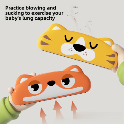 Children's harmonica toy, baby's wind instrument, lung capacity training, beginner's entry-level melodica instrument