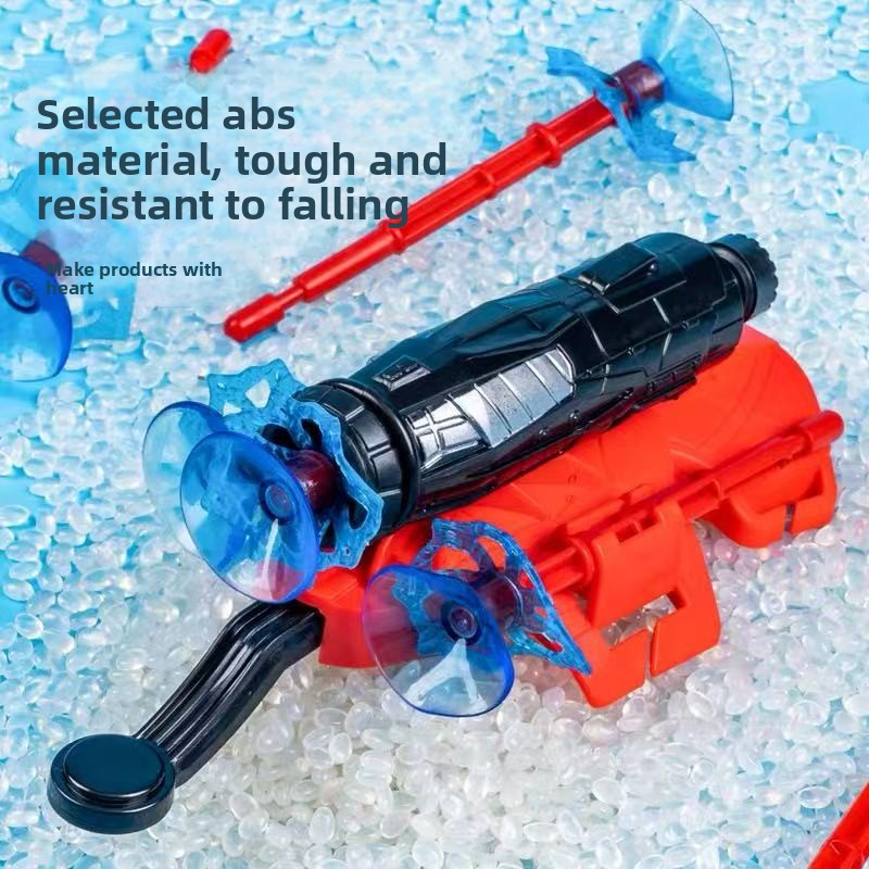 Spider Launcher Toy Hero Wrist-Worn Suction Cup Launcher Soft Bullet Black Technology Spitting Toy