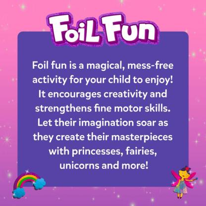 Skillmatics Foil Fun - Art & Craft Activity, Mess Free Art, DIY Creative Kit for Kids Ages 4 and up