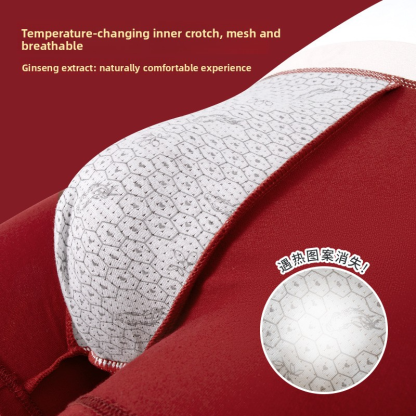  Men's Underwear Red Zodiac Year Pure Cotton Skin-friendly 