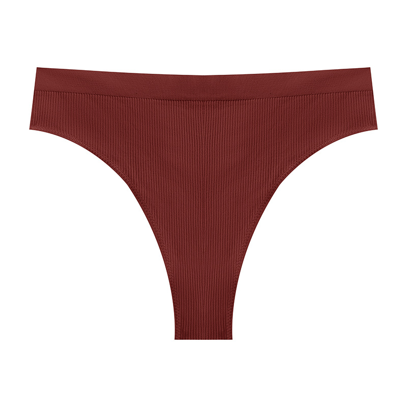  T-Back Yoga Invisible Underwear Comfortable Seamless Skin-Friendly Breathable Girl's Briefs