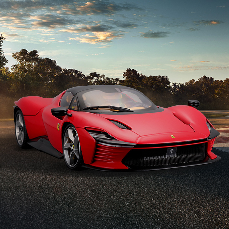 Burago Bburago Ferrari 1:18 SP3 car model, simulated alloy car model toy car, hardcover edition display