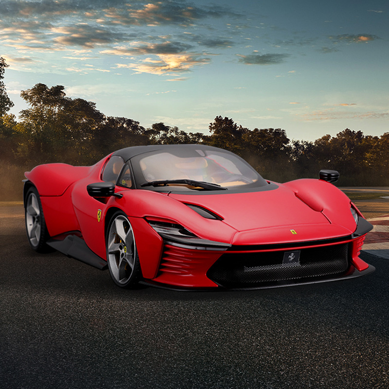 Burago Bburago Ferrari 1:18 SP3 car model, simulated alloy car model toy car, hardcover edition display