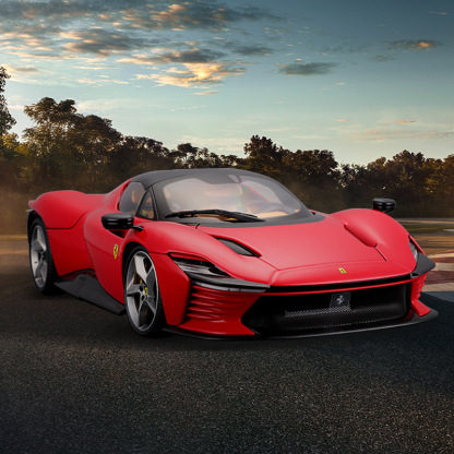 Burago Bburago Ferrari 1:18 SP3 car model, simulated alloy car model toy car, hardcover edition display