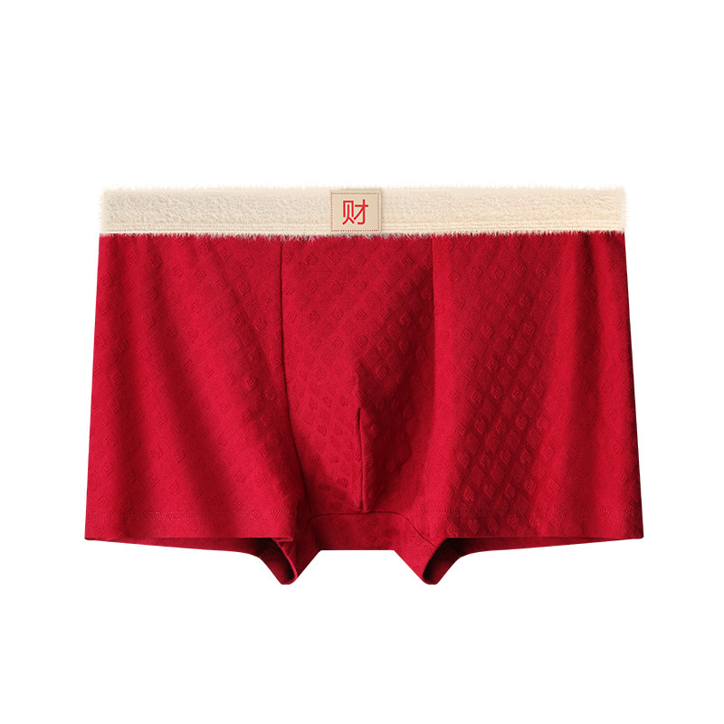 Red Men's Underwear Cotton