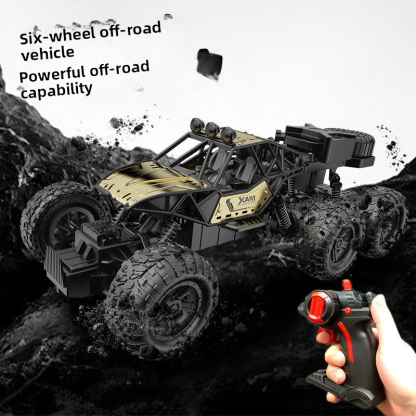 Oversized four-wheel drive racing remote control car model, alloy remote control car, high-speed drift climbing