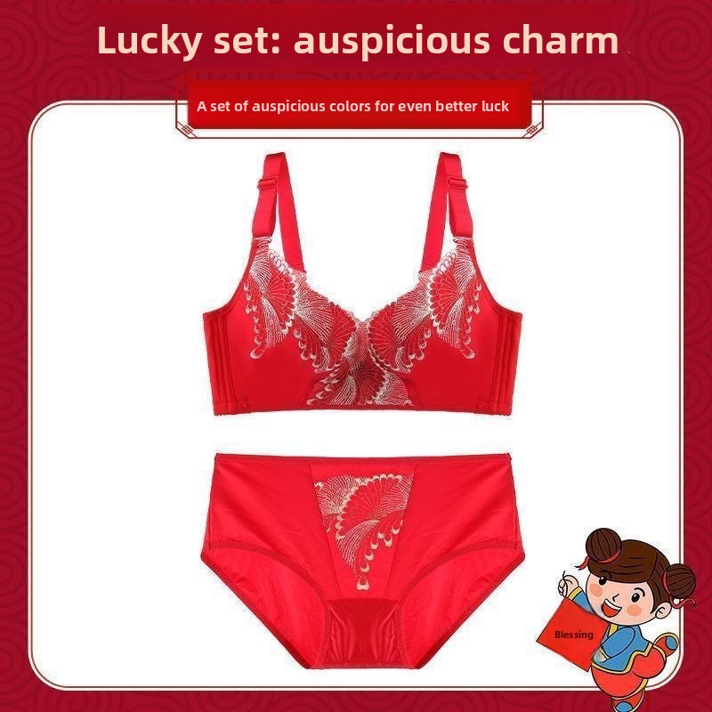 Red Underwear New Year Festive Underwear for Women