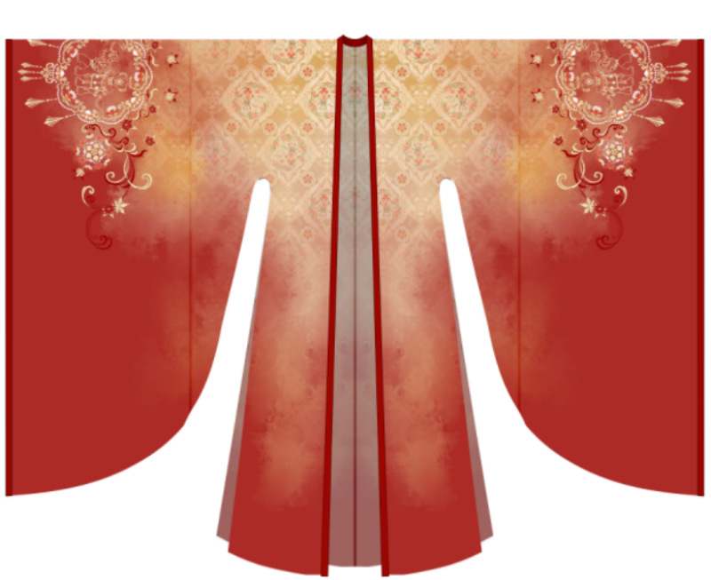Red Hanfu for Women, Tang Dynasty Style, Improved Ancient Costume