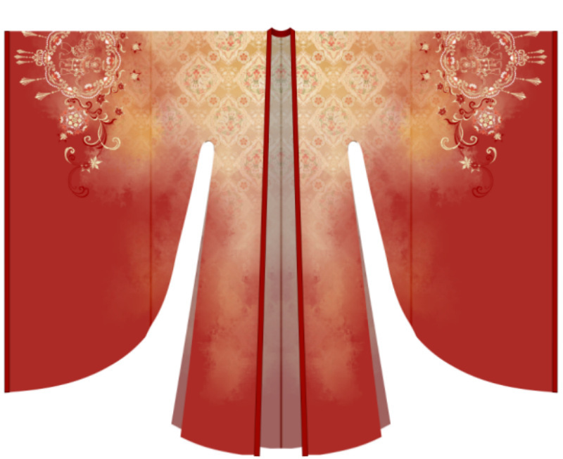 Red Hanfu for Women, Tang Dynasty Style, Improved Ancient Costume