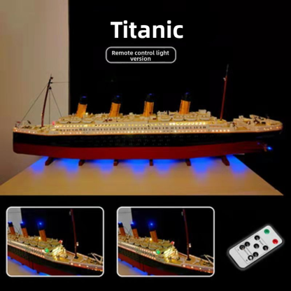 Compatible with Lego bricks Titanic large-scale building block model 24015, high-difficulty adult building block toy