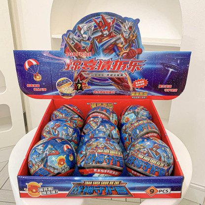 Palm-sized surprise ball gashapon blind box unpacking fun Ultraman Superman disassembly and assembly eggs, multiple mixed styles lottery