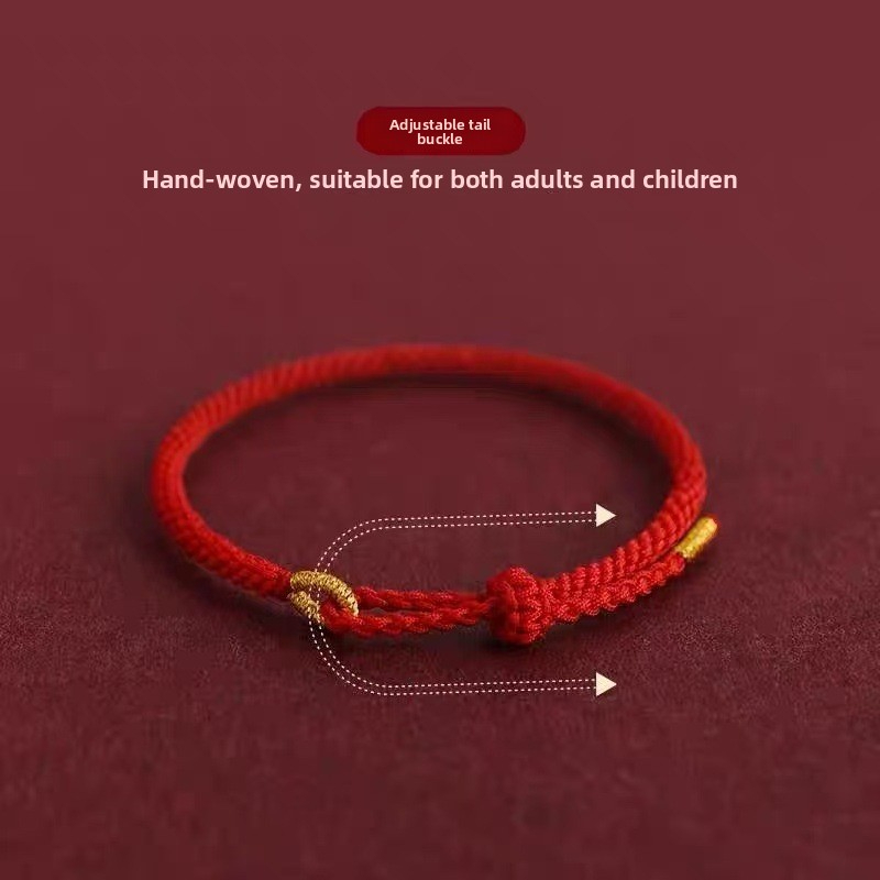 [Buy one, get three]Hand-woven red string for the zodiac year of one's birth
