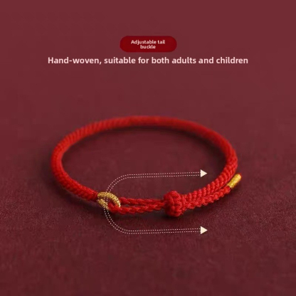 [Buy one, get three]Hand-woven red string for the zodiac year of one's birth