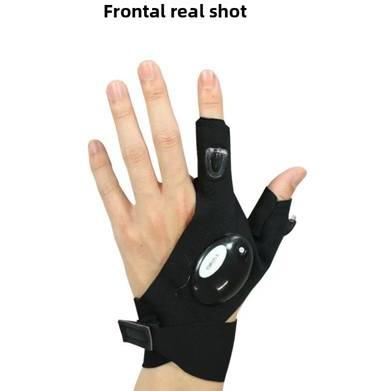 LED Flashlight Luminous Lighting Gloves(two pairs )