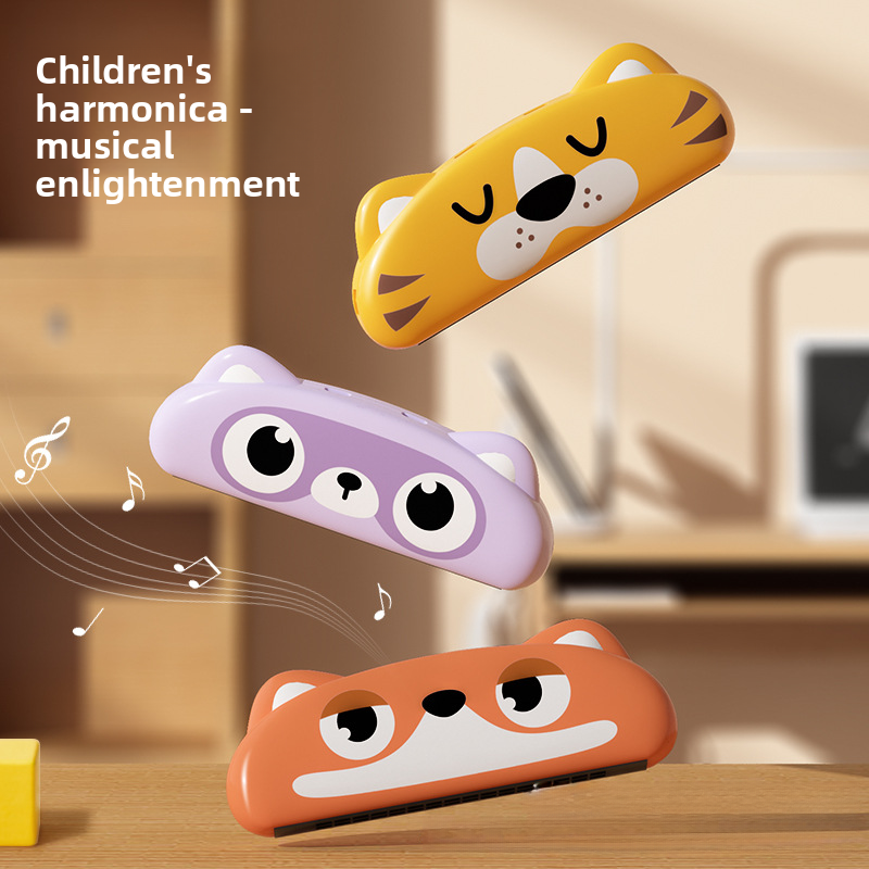 Children's harmonica toy, baby's wind instrument, lung capacity training, beginner's entry-level melodica instrument