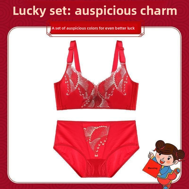 Red Underwear New Year Festive Underwear for Women