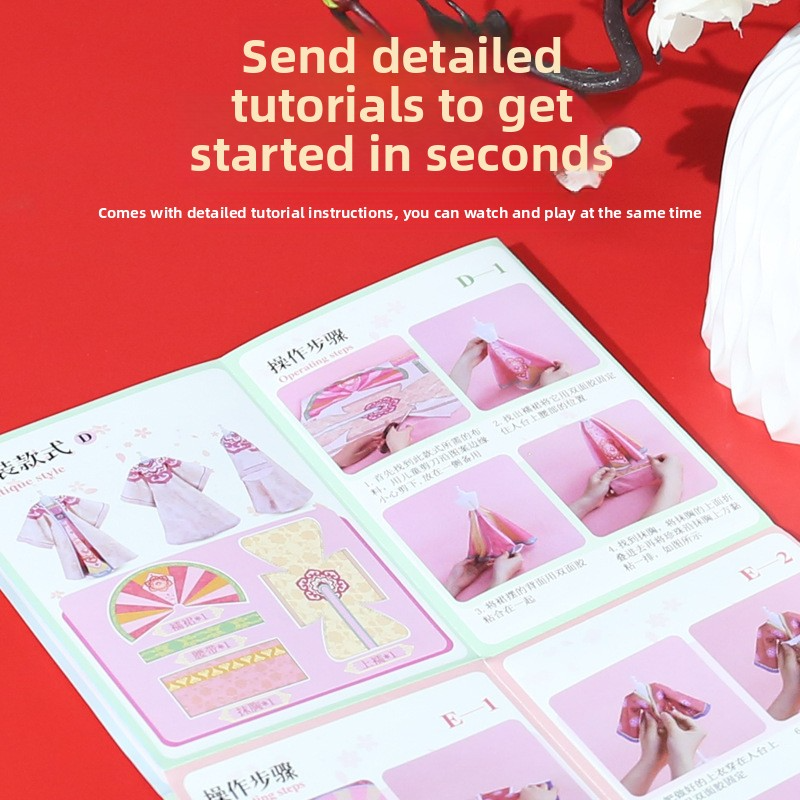 Children's Hanfu DIY Gift & Intangible Cultural Heritage Educational Toy Kit