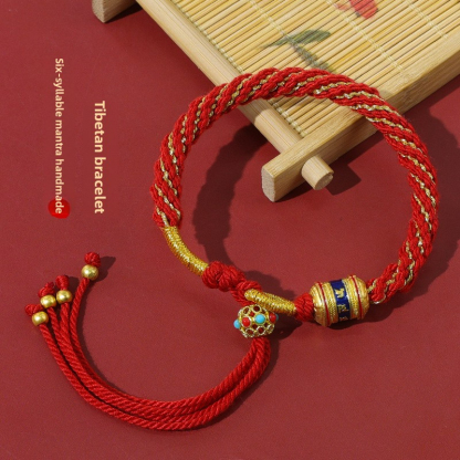 [Buy one, get three]Tibetan-style hand rope, hand-woven corn knot