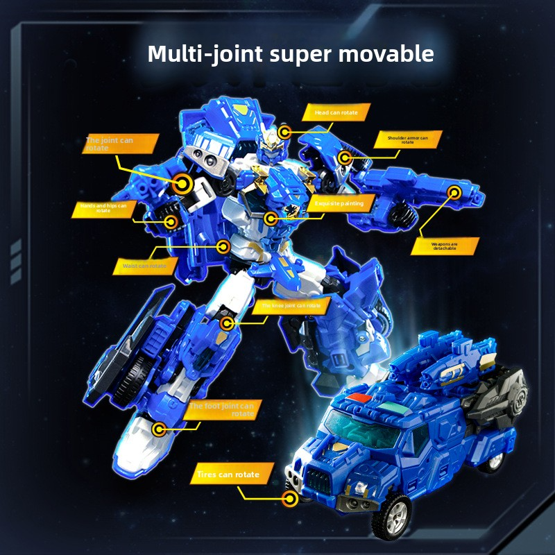 Deformation Alliance 3: Transcending Space 'Assault Plex Auto Robot Children's Toy 4-in-1 Combination