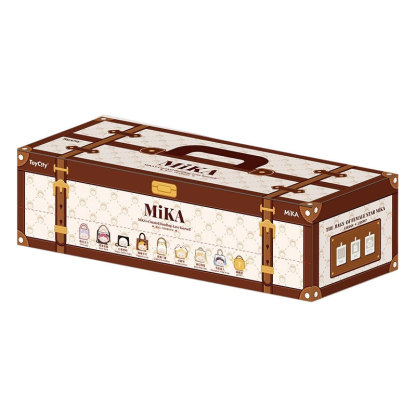Internet-famous popular blind box: MiKa bag cute figure trendy toy figurine desktop decoration gift blind box
