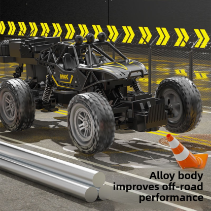 Oversized four-wheel drive racing remote control car model, alloy remote control car, high-speed drift climbing