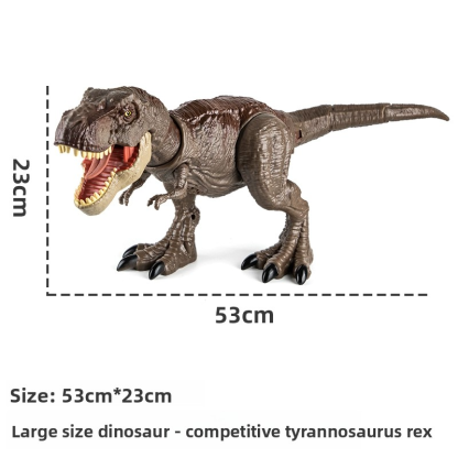 Large-sized Dinosaur Toy Jurassic Sound Effect Devouring Tyrannosaurus Rex Children's Simulation Model, Birthday Gift for Boys Aged 3-6