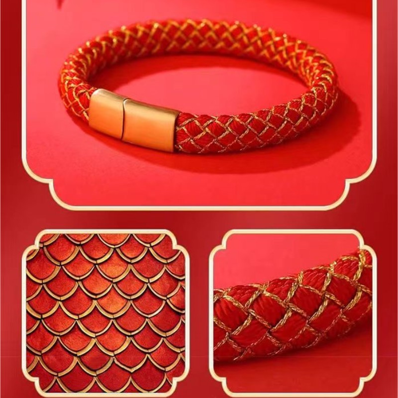 [Buy one, get three]Five Elements Dragon Scale Bracelet with Magnetic Clasp