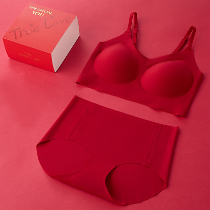 Zodiac Year New Year Wedding Seamless Underwear Set