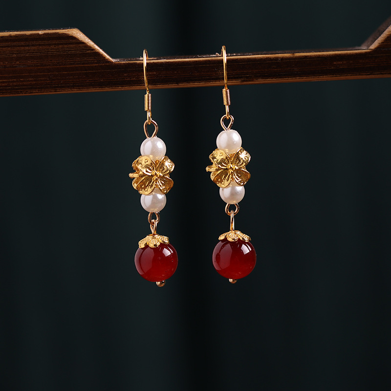 Chinese Style National Style Palace Style Earrings