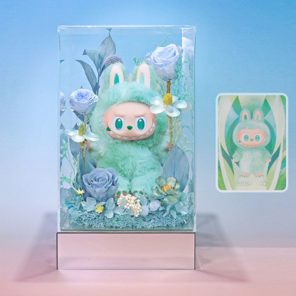 Pop Mart Authentic Labubu 3.0 "Front High Energy" Doll Everlasting Flower Gift Box, a Birthday Gift for Girlfriend or Girls