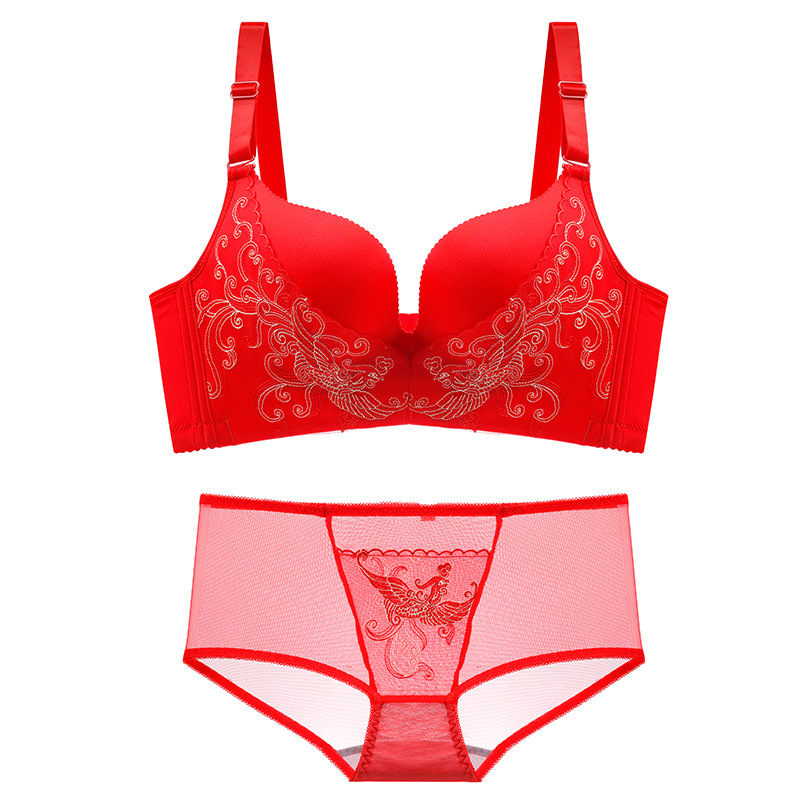 Red Underwear New Year Festive Underwear for Women