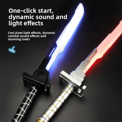 Laser Sword Star Wars Light-up Sword Toy Sword of Justice Streaming Light 2-in-1 Seven-Color Light Sword