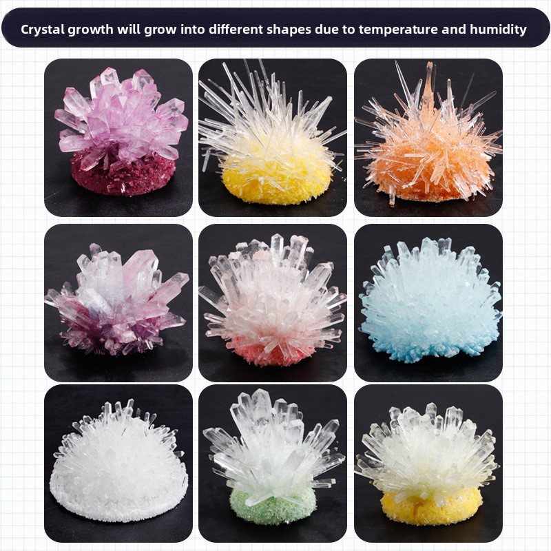 Crystal Growing DIY Science Experiment Kit: Fun Parent-Child Interaction, Chemistry Experiment, Crystallization Principle