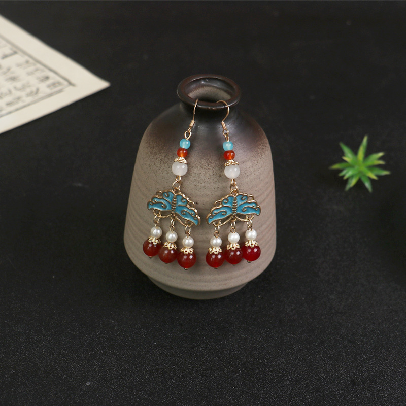 Chinese Style National Style Palace Style Earrings