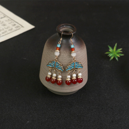 Chinese Style National Style Palace Style Earrings