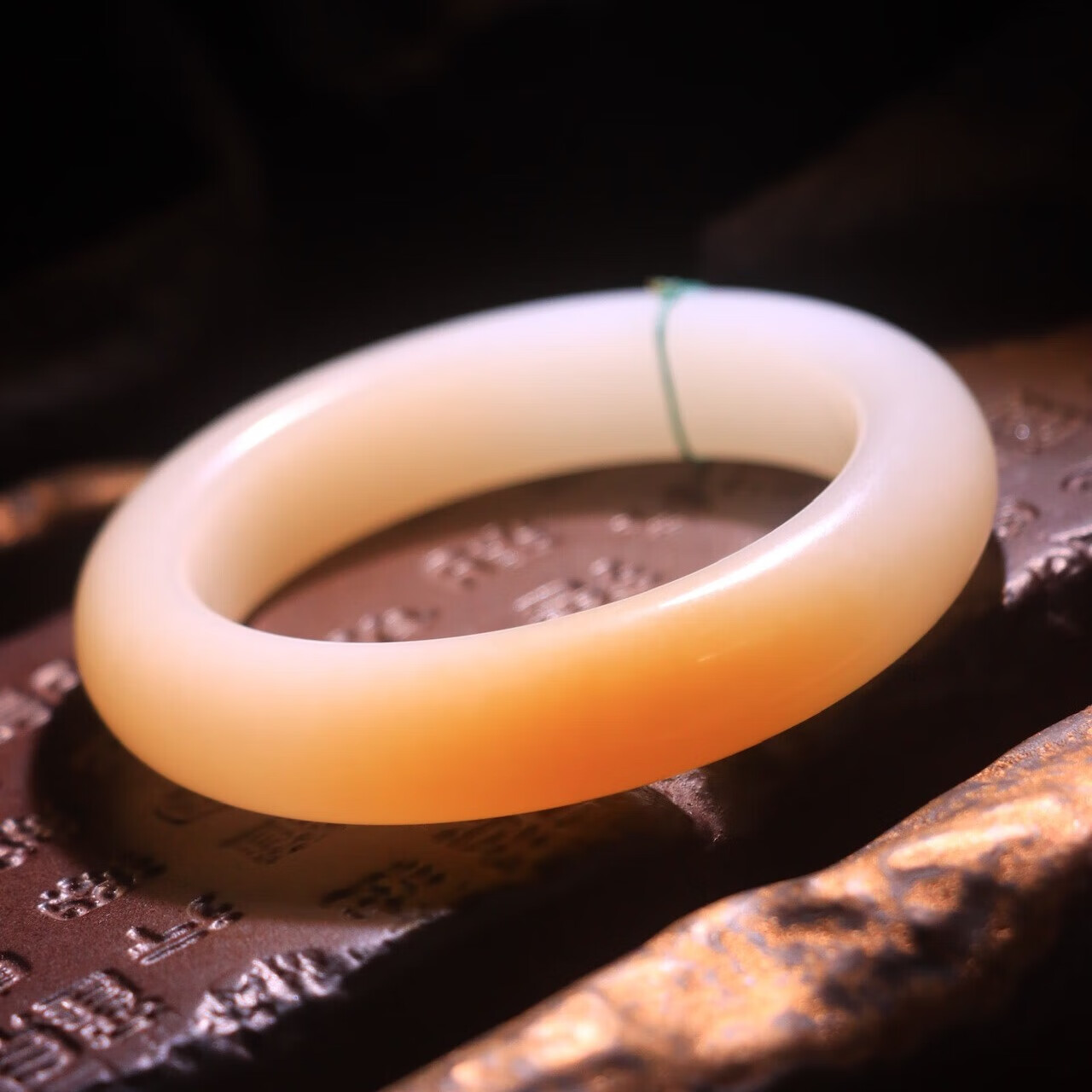 Xinjiang Hetian Jade, Suet White Jade Bracelet, Warm Jade with Fragrance, Collection Grade