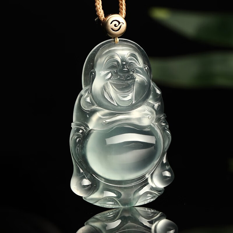 Colorful Yunnan Jade - Maitreya Buddha Pendant