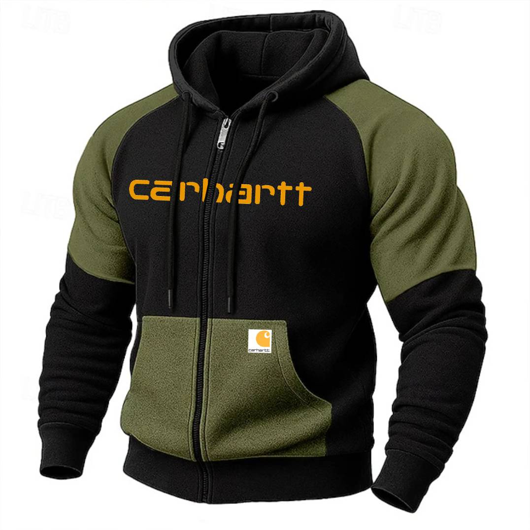 Men's Hoodie Full Zip Hoodie Fleece Hoodie